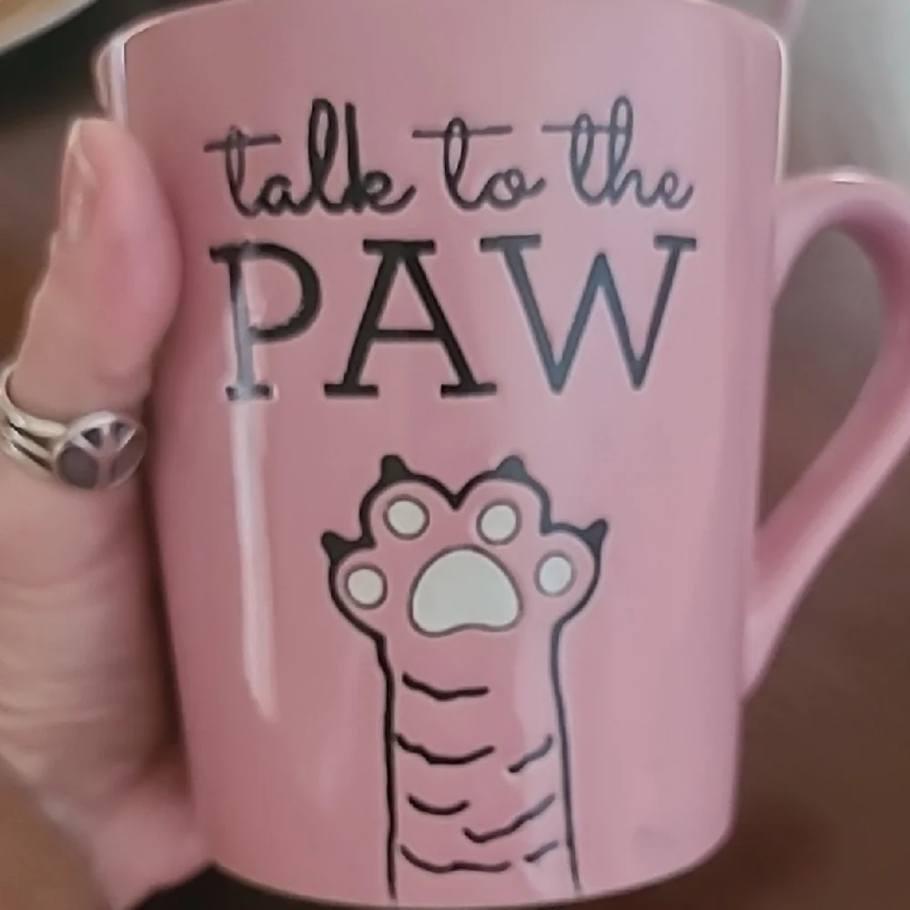 Pink Paw Print Mug - Picture 9 of 9